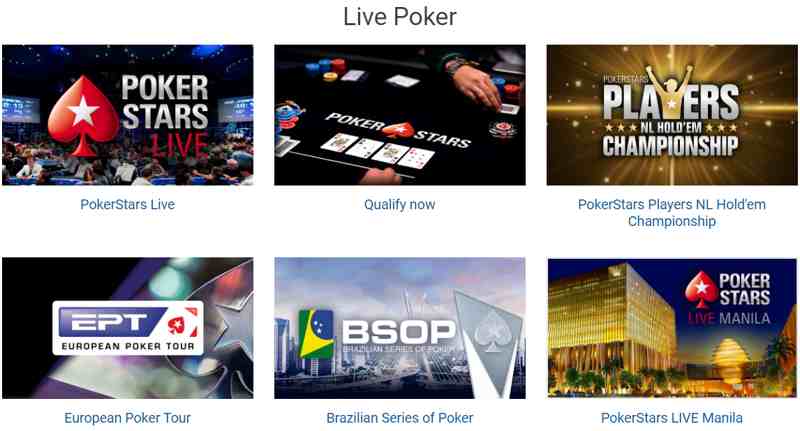 Pokerstars live 